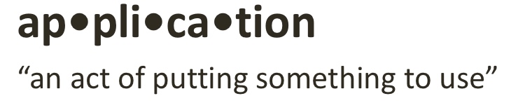 application