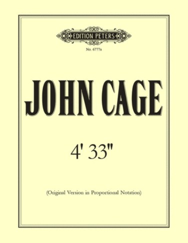 John Cage 4' 33"