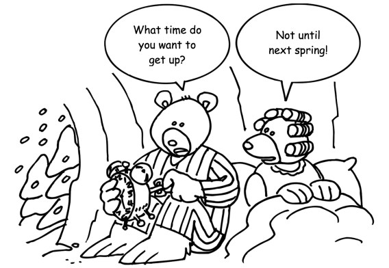 cartoon what time do you want to get up